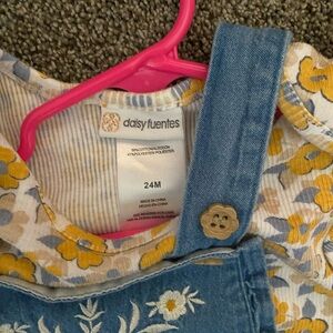 Baby girl size 24 months overalls